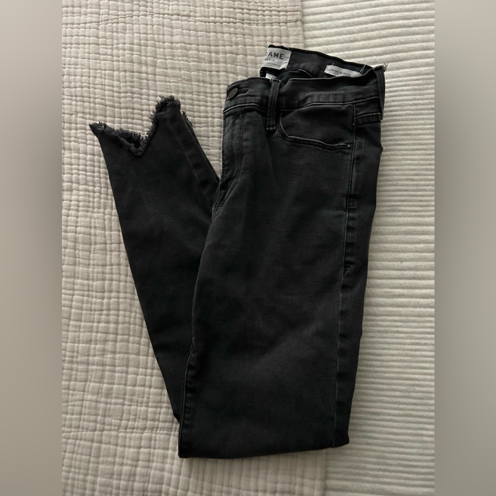 FRAME black skinny jeans